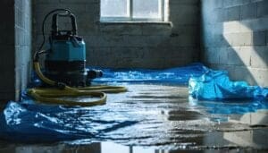 basement waterproofing flooded