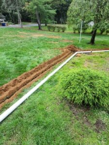 rainwater management trench